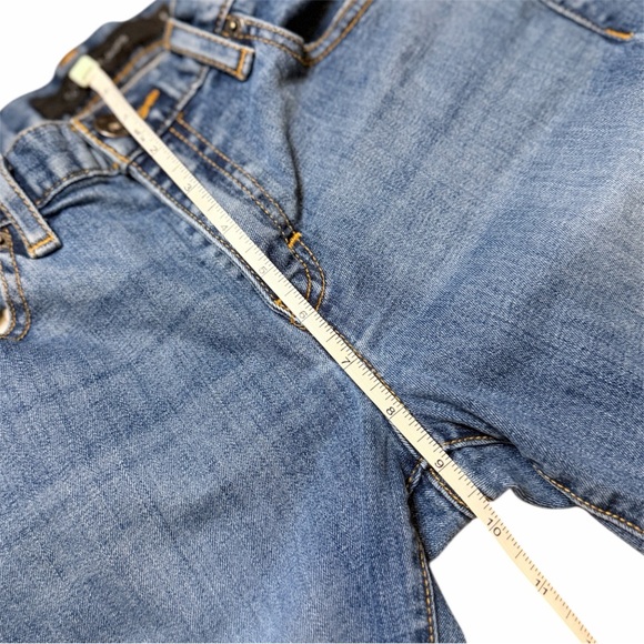 Calvin Klein Y2K Mid-Rise Jeans Light Blue Flare 6 - Picture 6 of 7